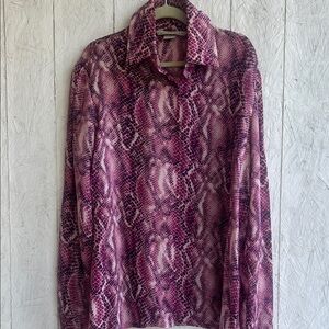 Peter Nygard, 100% silk Shirt, size 4